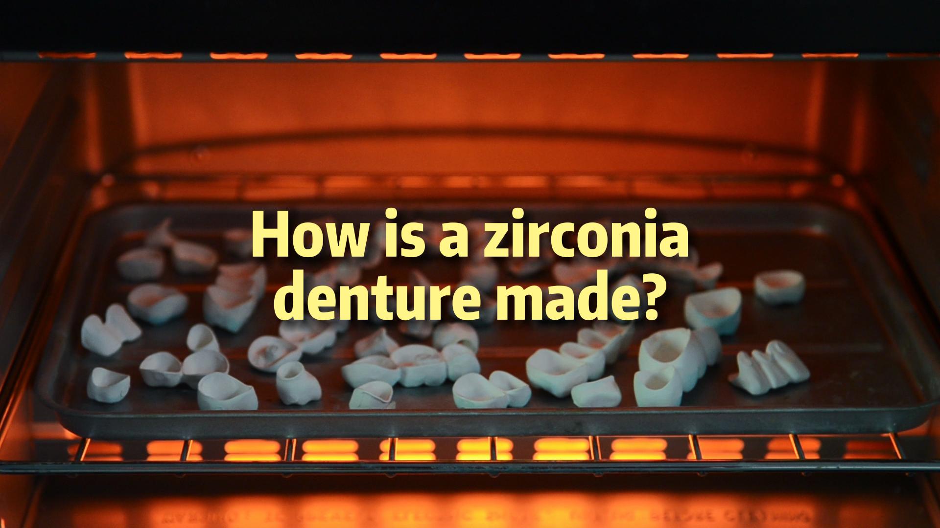 How to produce a zirconia prosthesis